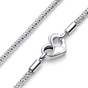 Collar cadena decorada Pandora Moments Recubrimiento en Oro Rosa de 14k