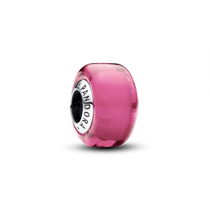 Charm Mini Cristal de Murano Rosa