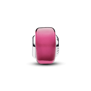 Charm Mini Cristal de Murano Rosa
