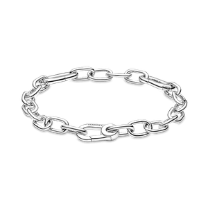 Brazalete De Cadena De Eslabones Dos Conectores Pandora Me