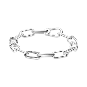 Brazalete De Cadena De Eslabones Tres Conectores Pandora Me