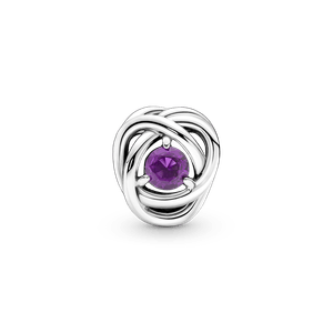 Charm Círculo Eternidad Morado