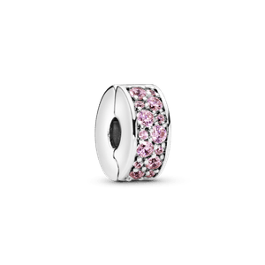 Charm Sujetador de pavé rosa