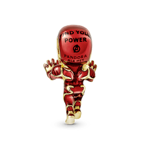 Charm Iron Man De The Avengers De Marvel Recubrimiento Oro 14K