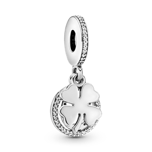 Charm Colgante Trébol De La Suerte De Cuatro Hojas