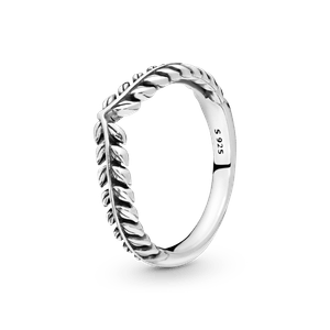 Anillo Hueso de los deseos Granos de trigo