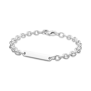 Brazalete De Eslabones Con Barra