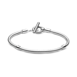 Brazalete Diseño Cola De Ratón Barra En T De Pandora Moments