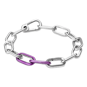 Eslabón De Estilo Doble Morado Impactante Pandora Me