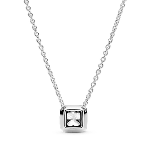 Collar Halo cuadrado brillante