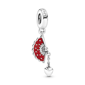 Charm Colgante Abanico Español