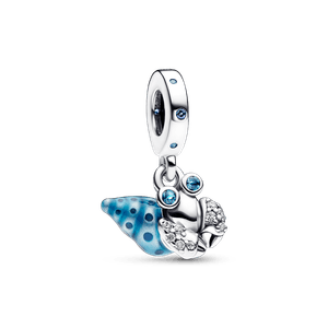 Charm colgante Cangrejo ermitaño que brilla en la oscuridad Pandora Plata Esterlina