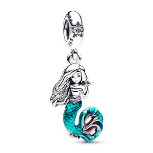 Charm colgante Vestido de Ariel de La Sirenita de Disney Pandora Plata Esterlina