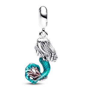 Charm colgante Vestido de Ariel de La Sirenita de Disney Pandora Plata Esterlina
