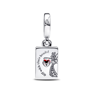 Charm Colgante Doble Reina de Corazones Villanos de Disney