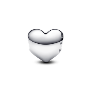 Charm Grabable Corazón Be Love Plateado