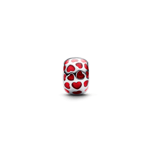 Charm de Clip Redondo Corazones