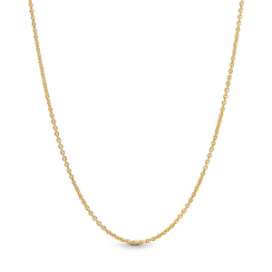Collar Cadena de Cable Dorado