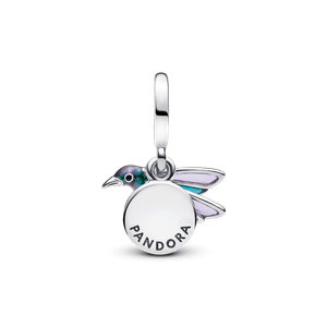 Charm Colgante Doble Colibrí