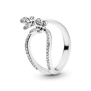 Anillo abierto Mariposa reluciente