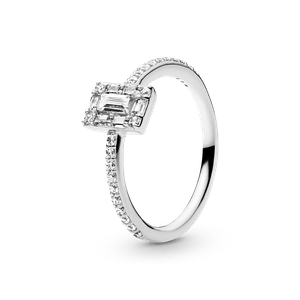 Anillo Halo cuadrado brillante Pandora Timless Pandora Timeless