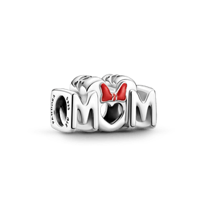 Charm Moño De Minnie Mouse De Disney Y Mamá