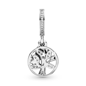 Charm Colgante Generaciones De Familia Dos Tonos