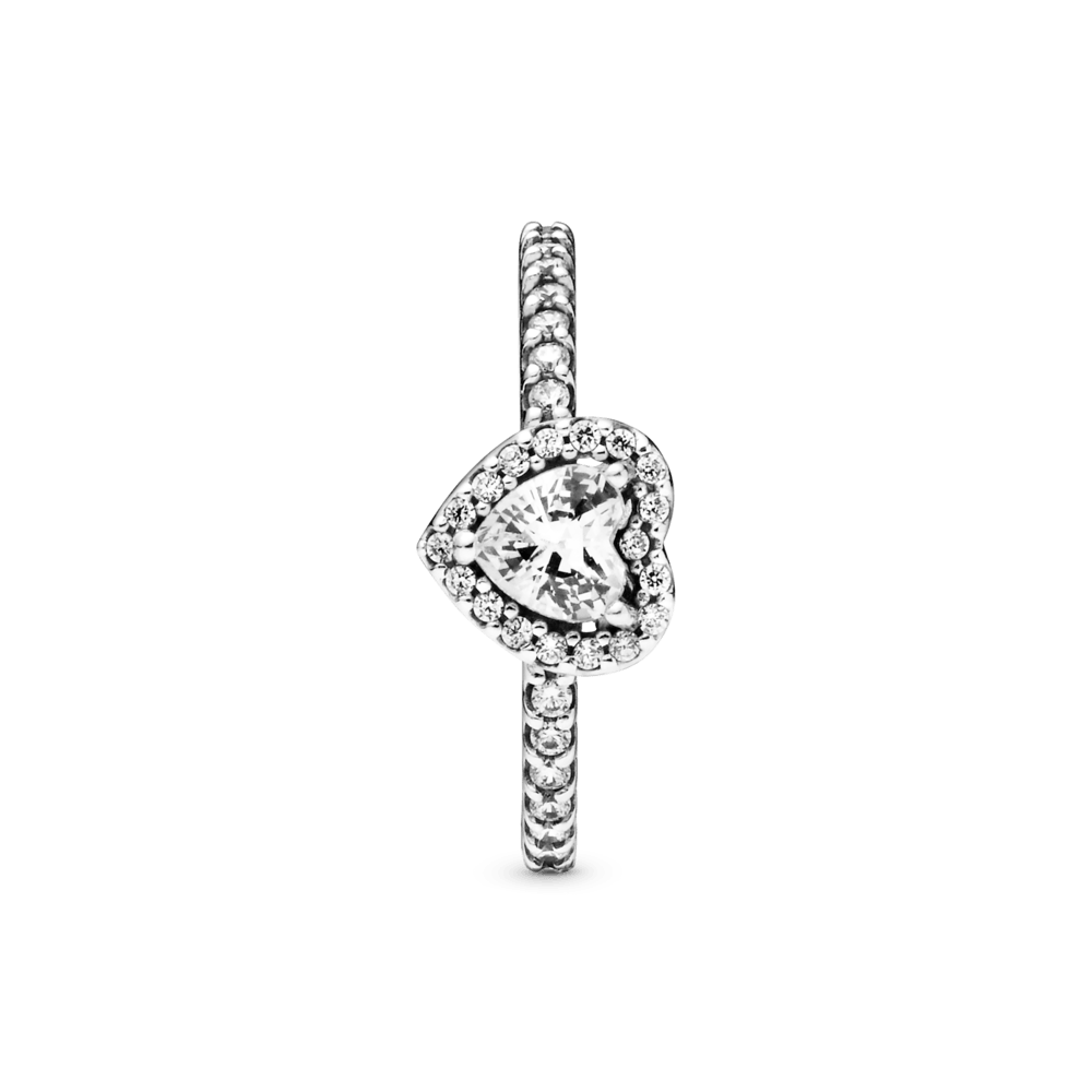 Plata 925 Anillo Pandora Corazon Colgante Anillo Pandora Mujer