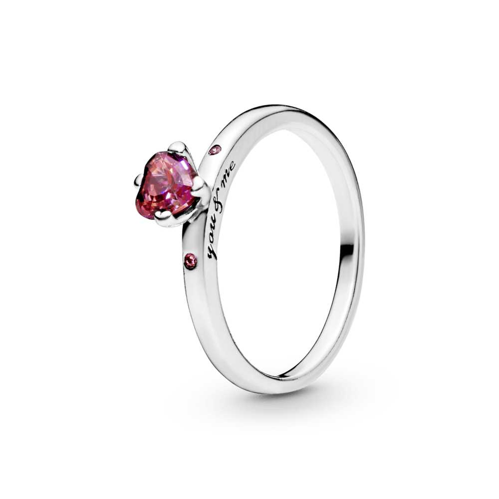 Anillo Corazón rojo reluciente|Pandora Joyas Pandora Pandora