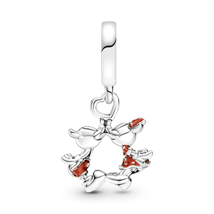 Charm Colgante Beso De Mickey Mouse Y Minnie Mouse De Disney
