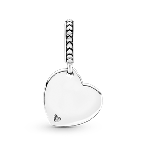 Charm colgante dos tonos colgante Corazón de Árbol Genealógico