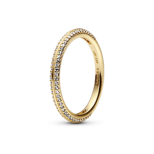 Anillo de Pavé Pandora Me Recubrimiento en Oro