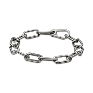 Brazalete De Cadena De Eslabones Recubrimiento en Rutenio Pandora Me