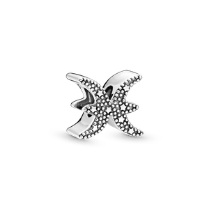 Charm del zodiaco Piscis resplandeciente