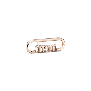 Eslabón De Estilo Con La Palabra Sueño Recubrimiento en Oro Rosa De 14K Pandora Me