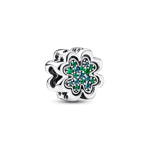 Charm Divisible Trébol de Cuatro Hojas Pandora Plata Esterlina