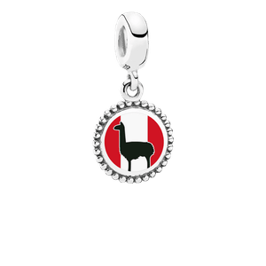 Engraving Llama Peru