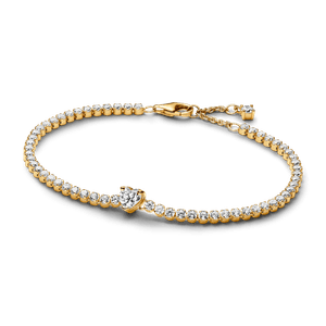 Brazalete Tenis Corazón Brillante