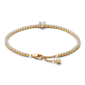 Brazalete Tenis Corazón Brillante