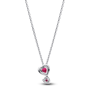 Collar Halo Rojo Corazones